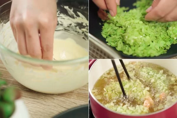 Cách lăn bột chiên xù và chiên tôm