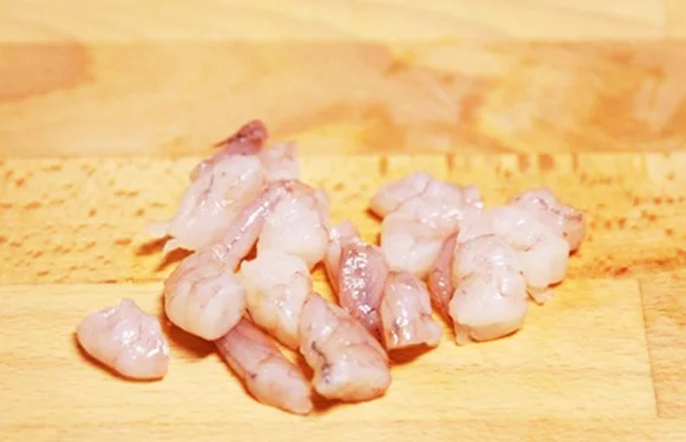 sơ chế tôm sú