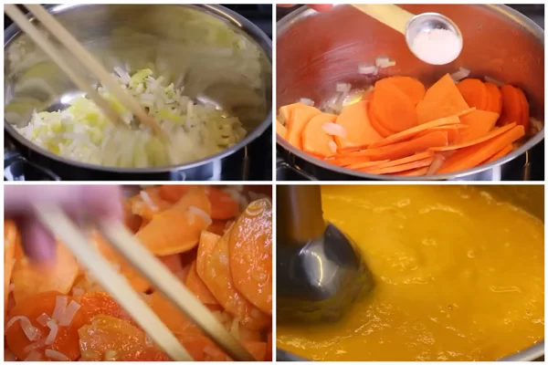 Tạo độ ngọt tự nhiên cho cà ri bằng rau củ