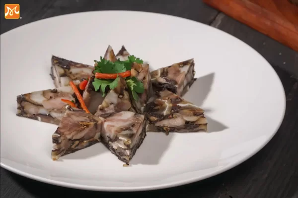 Cắt giò theo hình tam giác