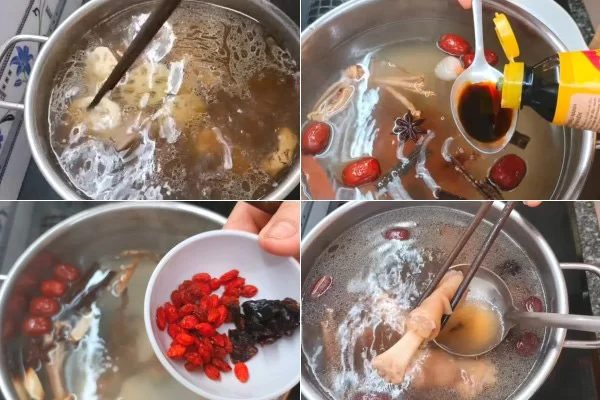 Cách làm dê hầm thuốc bắc