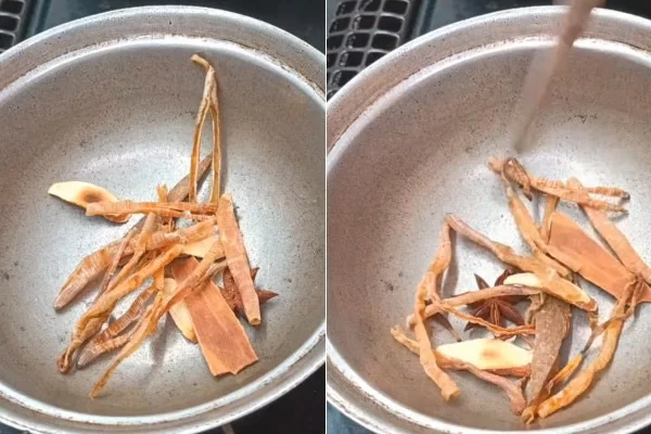 Rang các vị thuốc bắc để nước hầm thơm