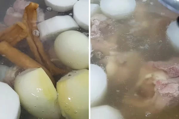 Thời gian hầm nước dùng