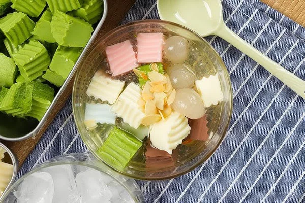 Hoàn thành món chè