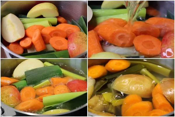 Nấu Nước Rau Củ