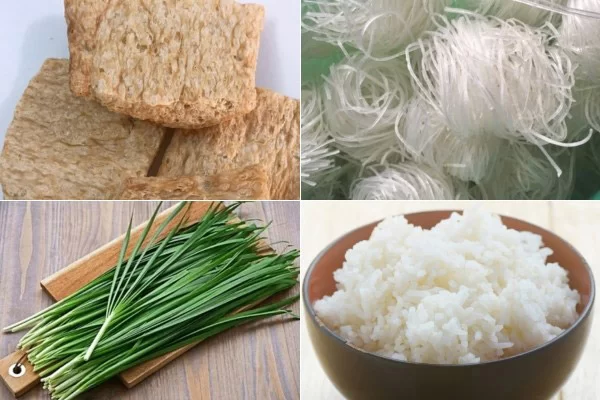 Nguyên liệu làm cơm tấm sườn chay