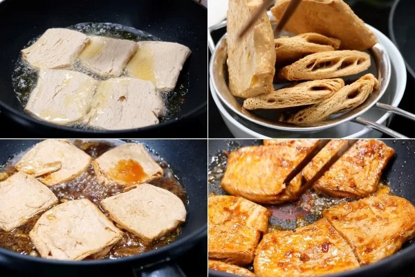 Rim sườn non chay với nước sốt