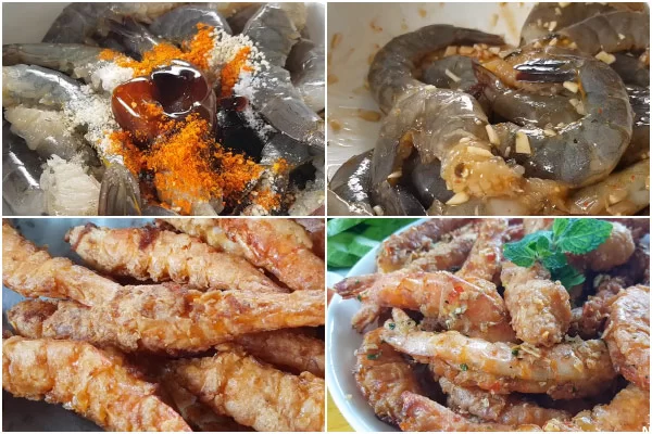 Tôm rang muối tỏi ớt là món ăn cực kỳ bắt cơm