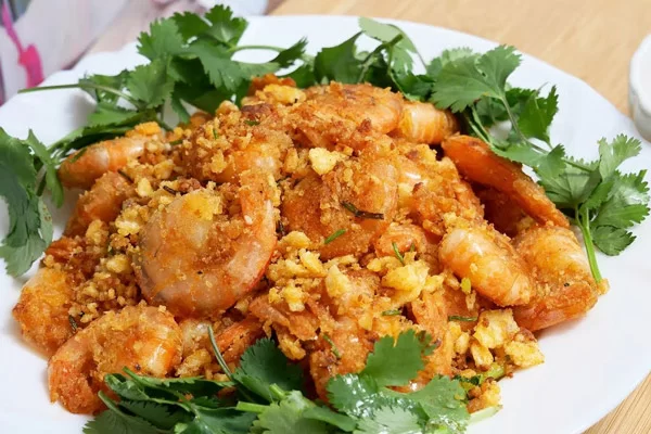 Tôm rang muối tỏi ớt