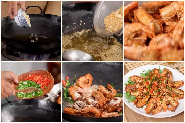 Tôm rang muối Hồng Kông