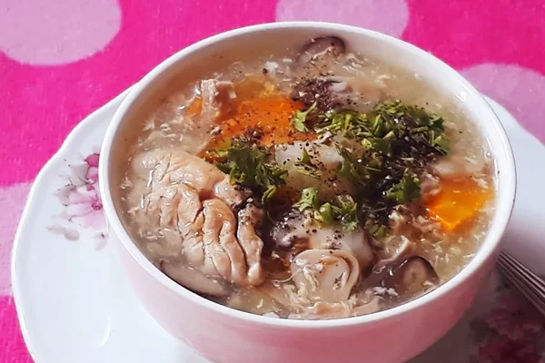 cách nấu súp cua óc heo đơn giản