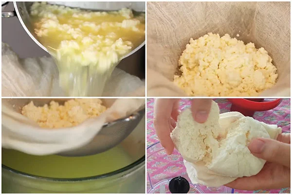 Sử dụng túi lọc vải hoặc khăn xô