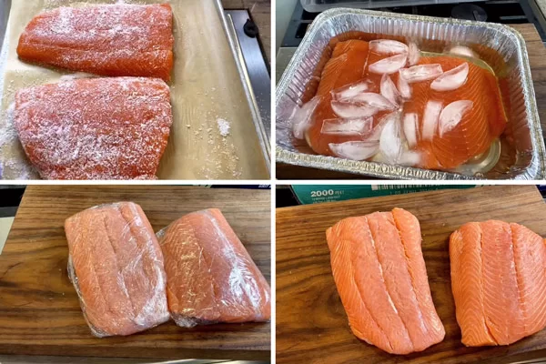 Cách sơ chế cá hồi làm sushi