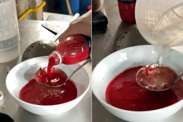 Cách pha muối hãm tiết canh dê