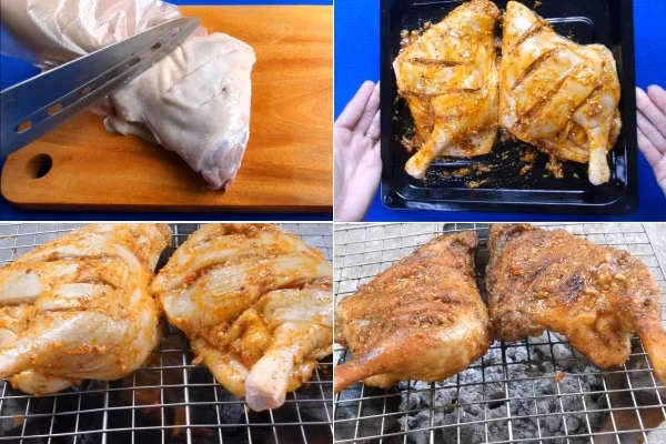 Cách ướp vịt nướng chao và nướng vịt