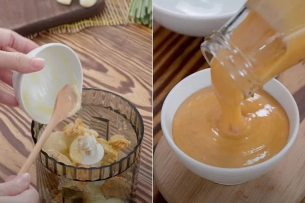 Làm nước chấm chao