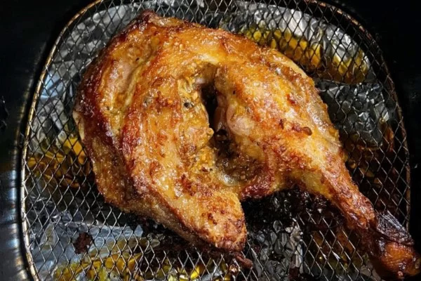 Nướng vịt ướp chao bằng nồi chiên không dầu