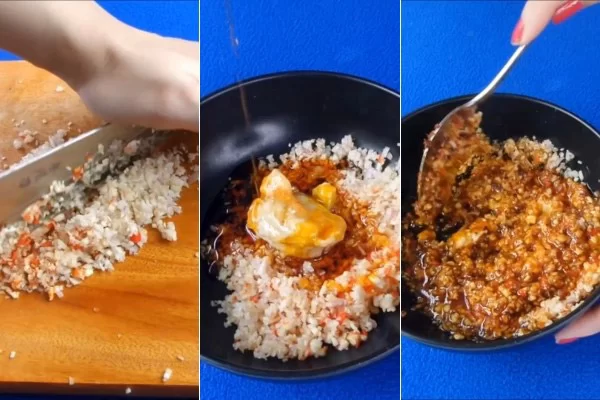 Pha hỗn hợp gia vị ướp vịt nướng chao