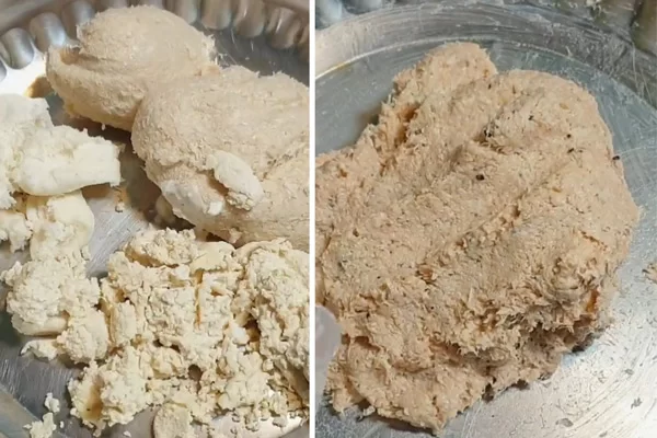 Các nguyên liệu cần được vắt ráo