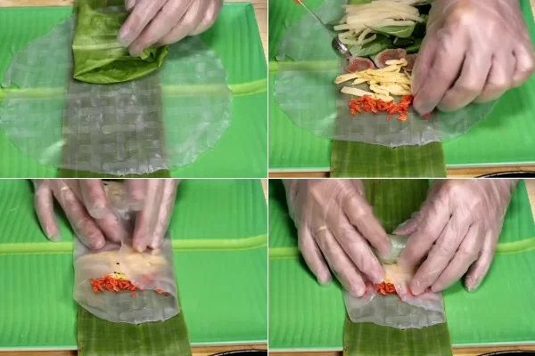 Cách cuốn bò bía