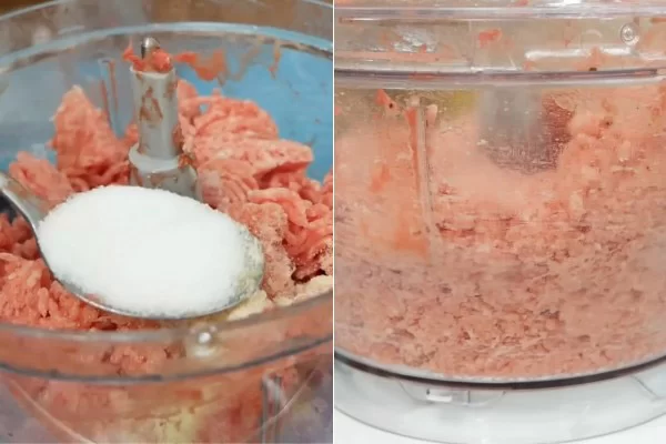 Cách làm giò sống từ thịt xay đơn giản