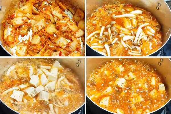 Nấu canh trong khoảng 10 phút để lấy trọn hương vị