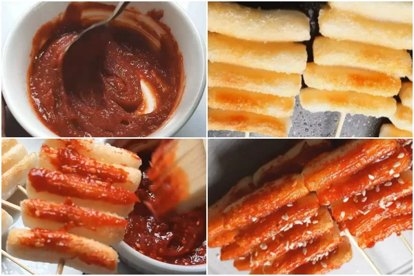 Tokbokki lắc chua ngọt