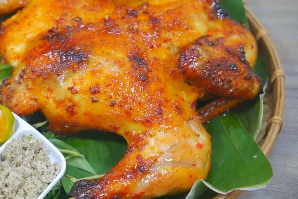 Món gà quay mật ong