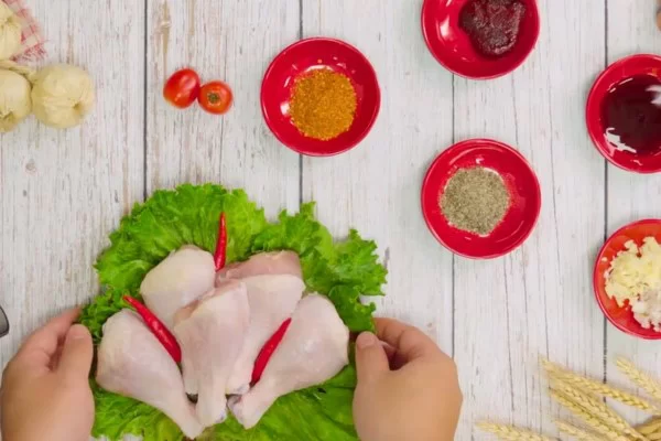 Nguyên liệu làm gà tẩm mật ong nướng