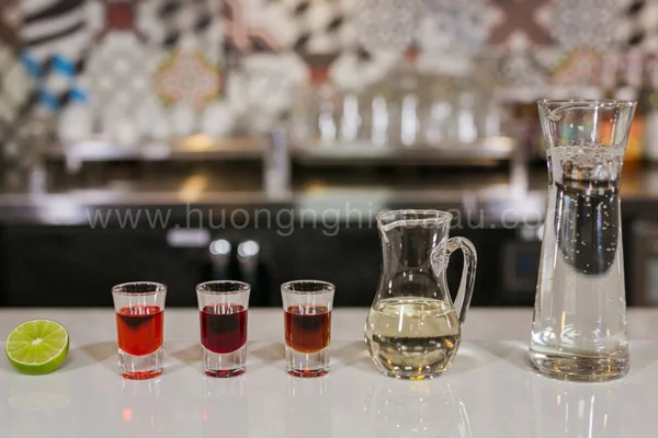 nguyên liệu pha soda red sunset
