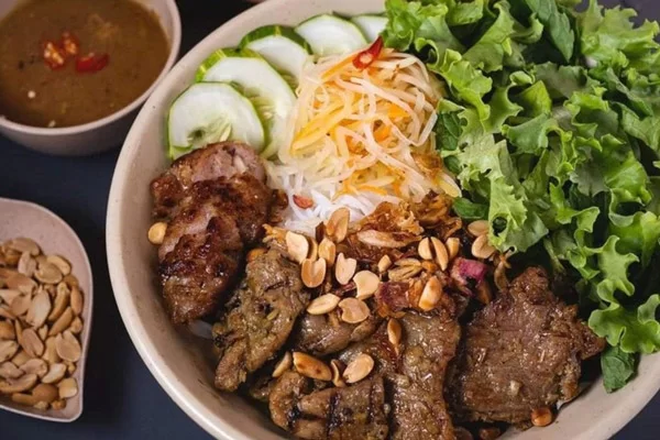 Bún Thịt Nướng Mắm Nêm