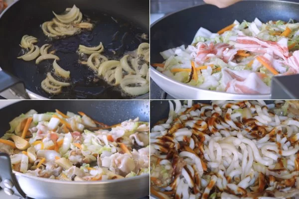 Cách chế biến mì udon