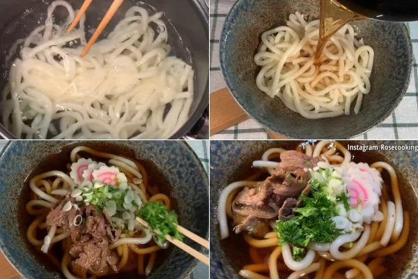 Cách nấu mì udon ngon