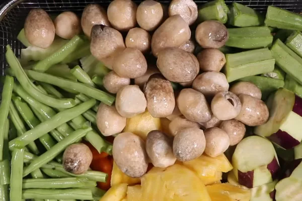 Sơ chế các loại rau củ