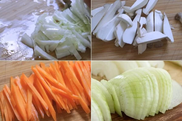 Sơ chế các loại rau củ