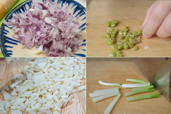 Sơ chế các nguyên liệu trước đem kho với cá bống