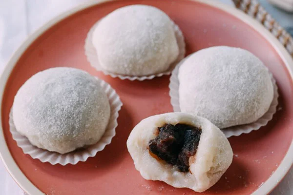 bánh mochi nhân đậu đỏ