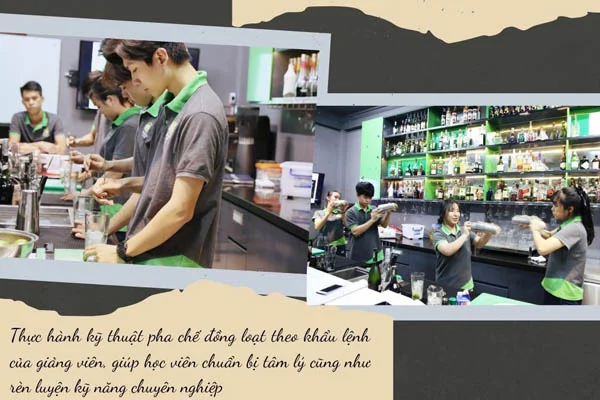 thực hành kỹ thuật pha chế