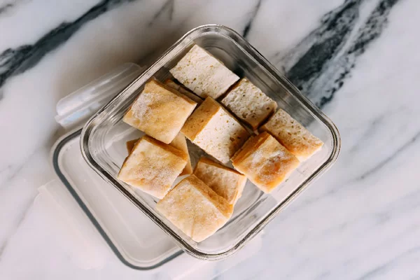 Bảo quản đậu hũ non tự làm tại nhà