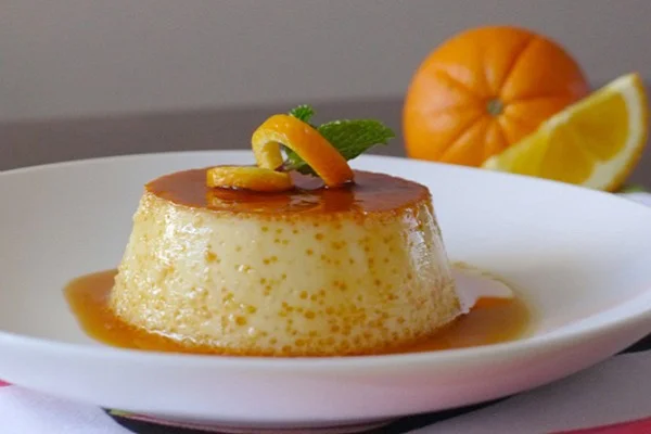 làm bánh flan cam làm bánh flan cam
