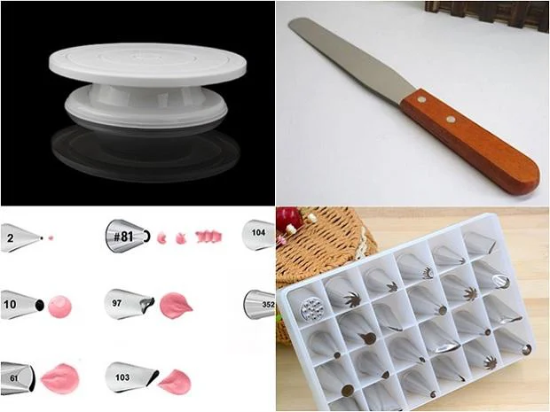 bộ dụng cụ làm bánh kem