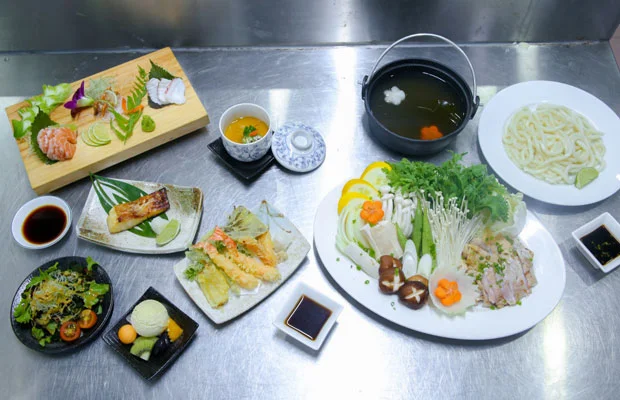 buổi học bàn tiệc món Nhật – Kaiseki