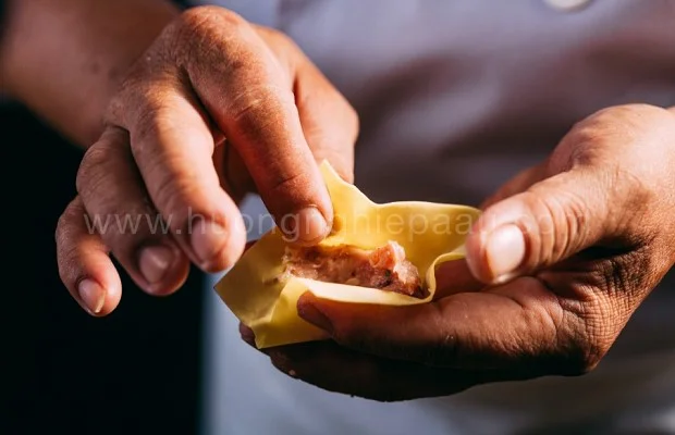 Cách gói hoành thánh