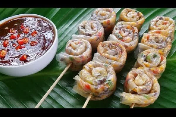 bánh tráng lụi Tây Nguyên