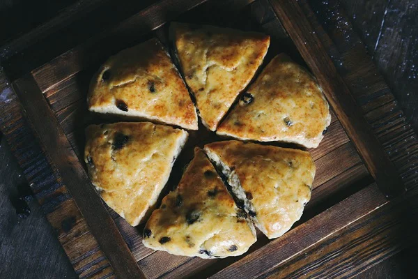 Chiếc bánh có hình tam giác