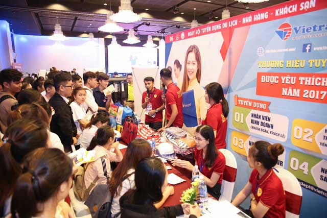 Đơn vị tuyển dụng Vietravel tổ chức nhiều hoạt động thu hút đông đảo ứng viên don vi tuyen dung vietravel