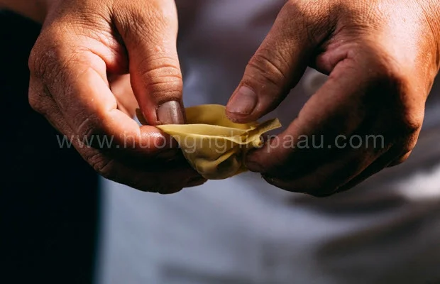 Gấp vỏ hoành thánh