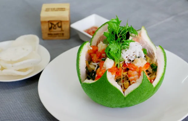 gỏi bưởi trang trí hiện đại đẹp mắt gỏi bưởi trang trí hiện đại đẹp mắt