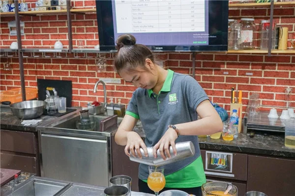 học viên thực hành