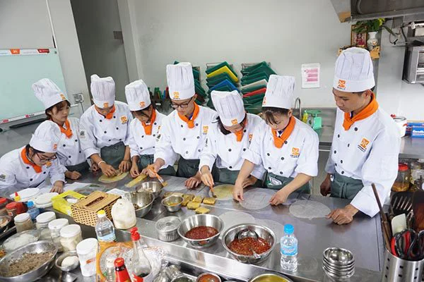 học viên thực hành